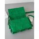 Bottega Veneta Cassette Fringed Bag In Parakeet Lambskin