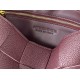 Bottega Veneta Cassette Bag In Burgundy Grained Intreccio Calfskin