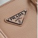 Prada Galleria Mini Bag In Beige Saffiano Leather