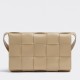 Bottega Veneta Cassette Bag In Porridge Intreccio Lambskin