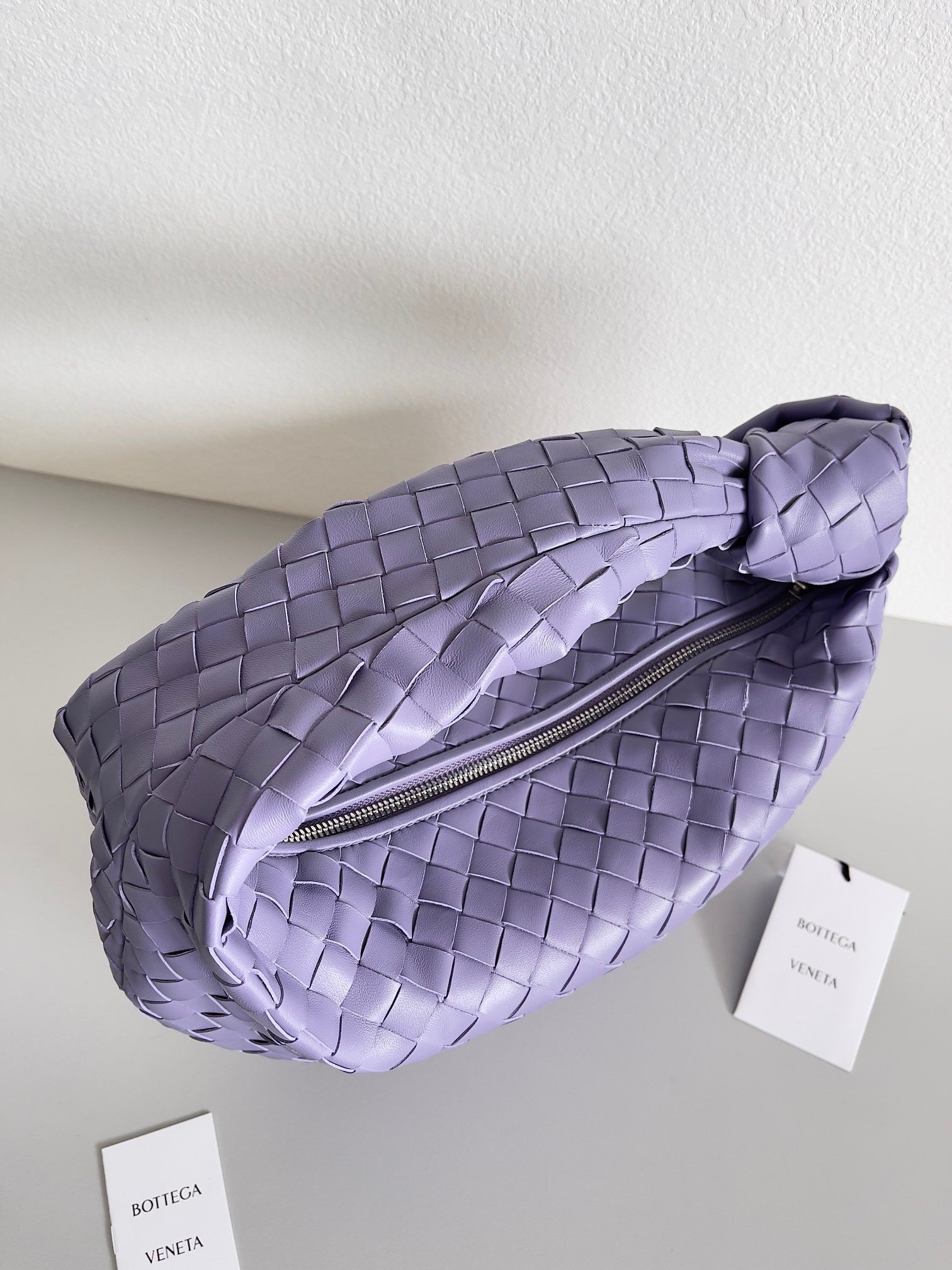 Bottega Veneta BV Jodie Teen Bag In Wisteria Intrecciato Lambskin