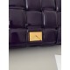 Bottega Veneta Padded Cassette Bag In Purple Intrecciato Deerskin