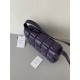 Bottega Veneta Padded Cassette Bag In Purple Intrecciato Deerskin