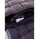 Bottega Veneta Padded Cassette Bag In Purple Intrecciato Deerskin