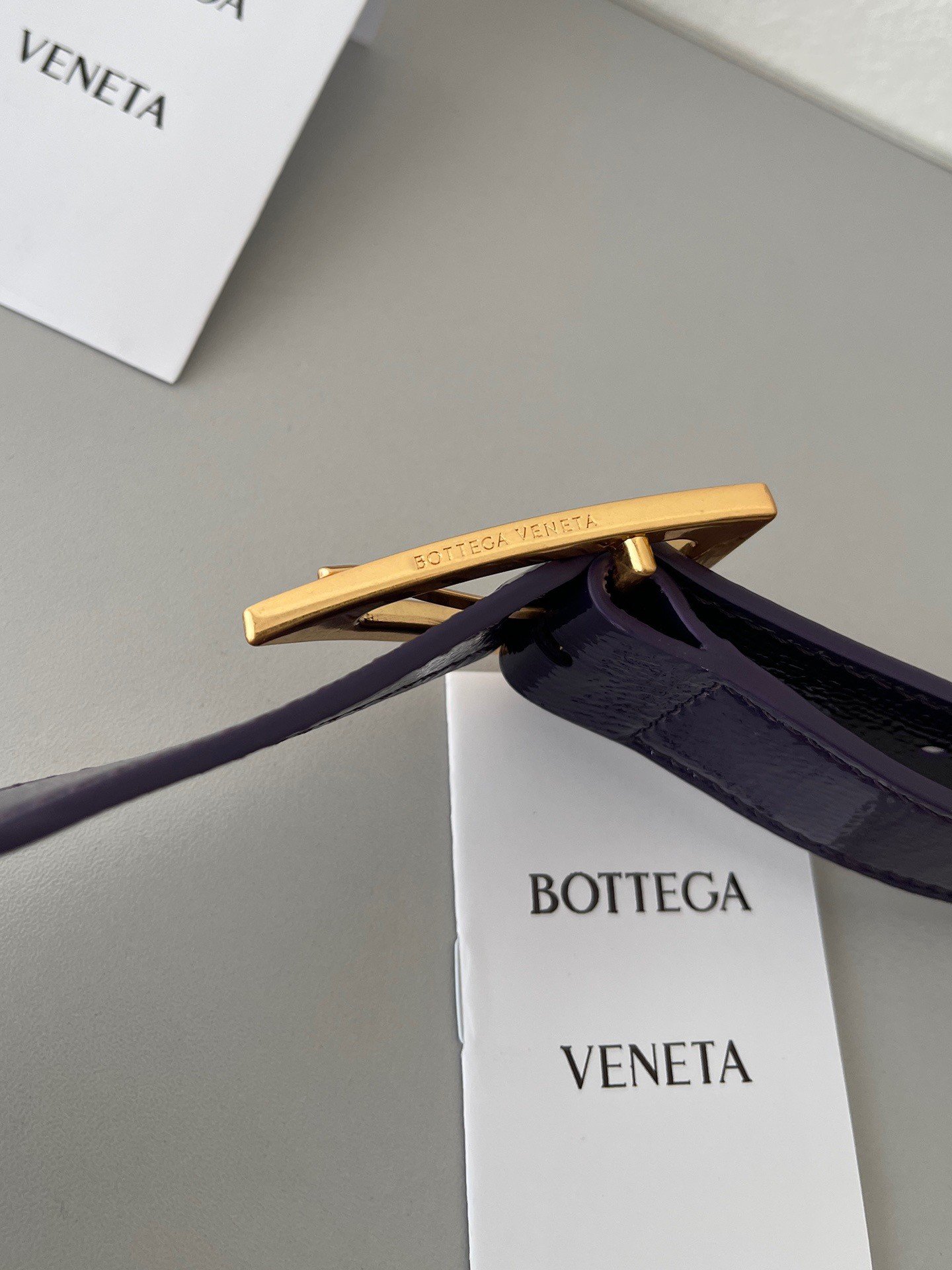 Bottega Veneta Padded Cassette Bag In Purple Intrecciato Deerskin