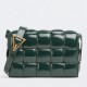 Bottega Veneta Padded Cassette Bag In Green Intrecciato Deerskin