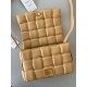 Bottega Veneta Padded Cassette Bag In Almond Intrecciato Lambskin