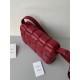 Bottega Veneta Padded Cassette Bag In Dark Red Intrecciato Lambskin