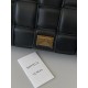 Bottega Veneta Padded Cassette Bag In Black Intrecciato Lambskin