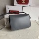 Celine Triomphe Medium Bag In Grey Smooth Calfskin