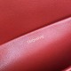 Celine Triomphe Medium Bag In Red Smooth Calfskin