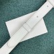 Celine Triomphe Medium Bag In White Smooth Calfskin