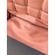 Bottega Veneta Padded Cassette Bag In Peachy Intrecciato Lambskin