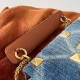 Valentino Roman Stud Medium Chain Bag In Denim