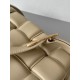 Bottega Veneta Padded Cassette Bag In Porridge Intrecciato Lambskin