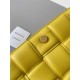 Bottega Veneta Padded Cassette Bag In Yellow Intrecciato Lambskin