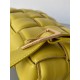 Bottega Veneta Padded Cassette Bag In Yellow Intrecciato Lambskin