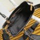 Prada Galleria Mini Bag In Black Saffiano Leather