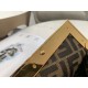 Fendi First Small Bag In Dark Brown Nappa Leather