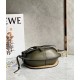 Loewe Gate Small Bag In Green Calfskin and Jacquard