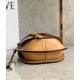 Loewe Gate Small Bag In Brown Calfskin and Jacquard