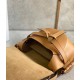 Loewe Gate Small Bag In Brown Calfskin and Jacquard