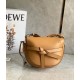 Loewe Gate Small Bag In Brown Calfskin and Jacquard