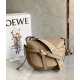 Loewe Gate Small Bag In Sand Calfskin and Jacquard