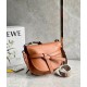 Loewe Gate Small Bag In Tan Calfskin and Jacquard