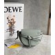 Loewe Gate Dual Mini Bag In Ash Grey Calfskin