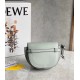 Loewe Gate Dual Mini Bag In Ash Grey Calfskin