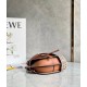 Loewe Gate Dual Mini Bag In Tan Calfskin