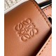 Loewe Gate Dual Mini Bag In Tan Calfskin