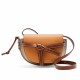 Loewe Gate Dual Mini Bag In Amber/Grey Calfskin