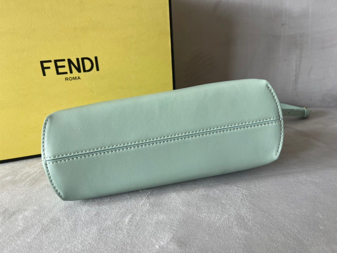 Fendi First Small Bag In Mint Green Nappa Leather