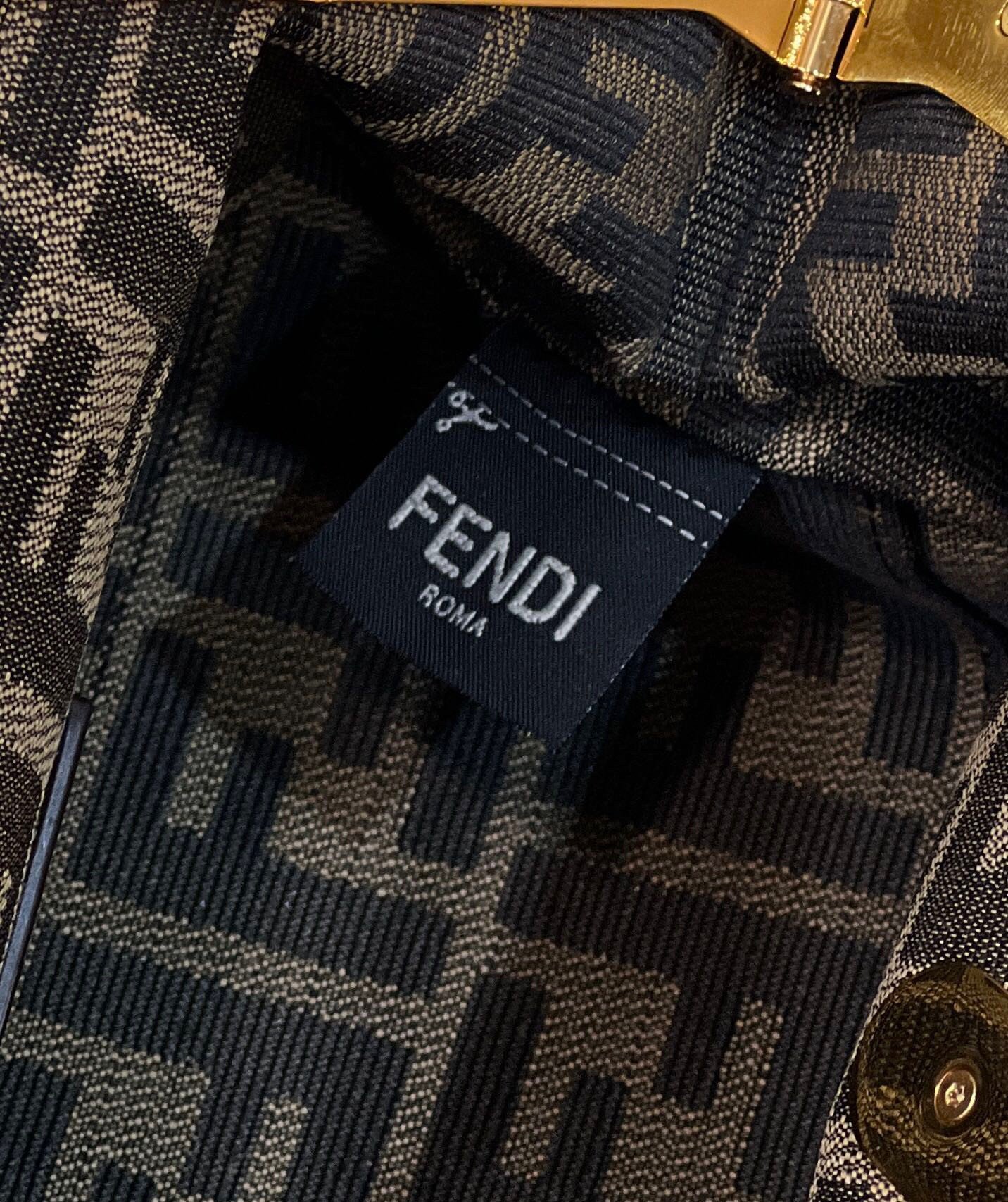 Fendi First Small Bag In Mint Green Nappa Leather