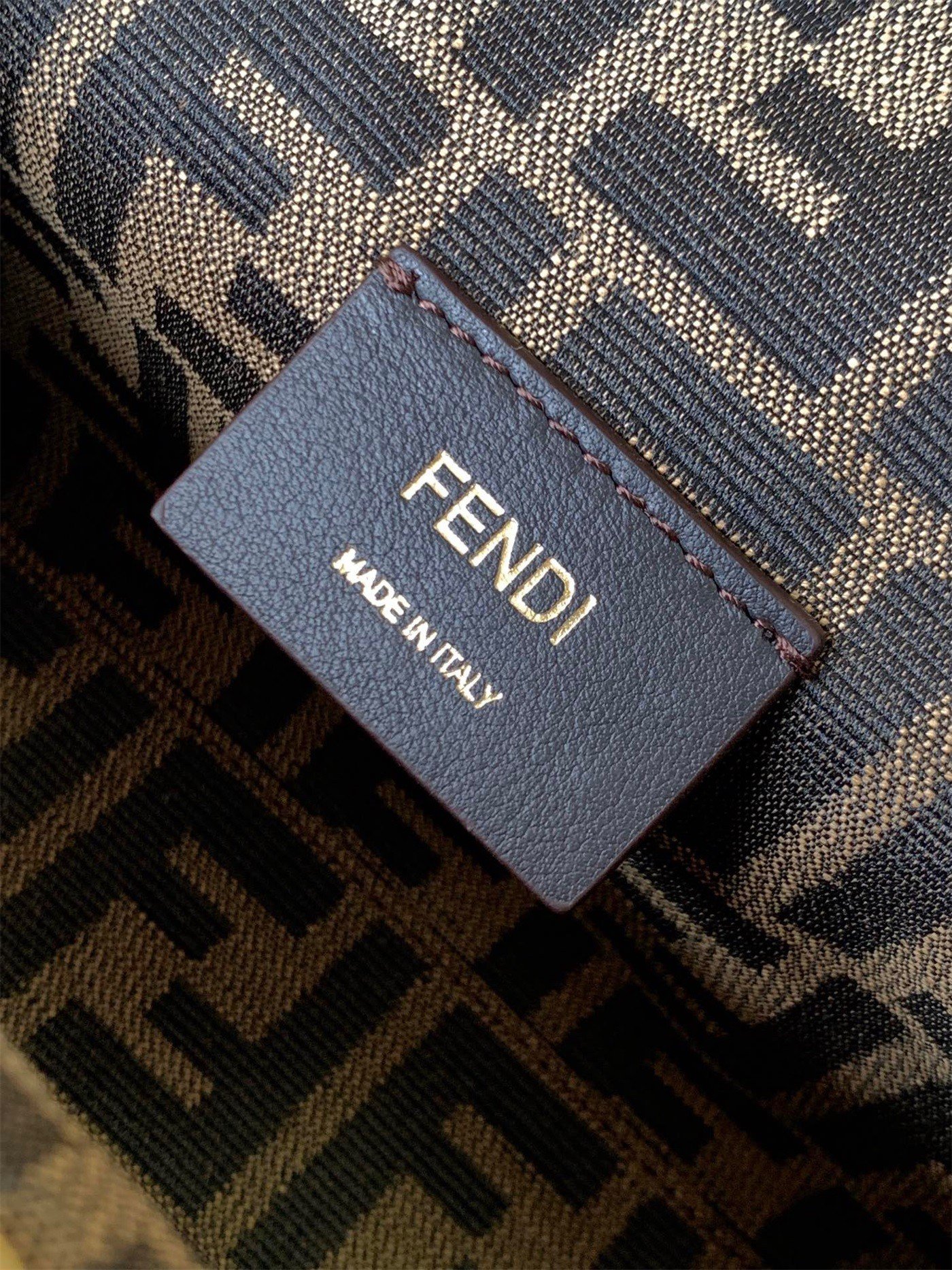 Fendi First Small Bag In Beige Raffia Macrame