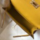 Hermes Kelly Mini II Sellier Bag In Yellow Epsom Leather GHW