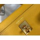 Hermes Kelly Mini II Sellier Bag In Yellow Epsom Leather GHW