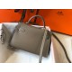 Hermes Kelly Mini II Sellier Bag In Taupe Epsom Leather