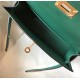 Hermes Kelly Mini II Sellier Bag In Vert Vertigo Epsom Leather