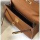 Hermes Kelly Mini II Sellier Bag In Gold Epsom Leather