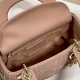 Dior Lady Dior Mini Bag with Chain in Blush Cannage Lambskin