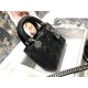 Dior Lady Dior Mini Bag with Chain in Noir Cannage Lambskin