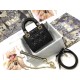 Dior Lady Dior Mini Bag with Chain in Black Cannage Lambskin