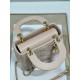 Dior Lady Dior Mini Bag with Chain in Powder Cannage Lambskin