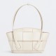 Bottega Veneta Arco Small Bag In White Intrecciato Calfskin