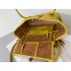 Bottega Veneta Arco Small Bag In Yellow Intrecciato Leather