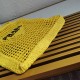 Prada Small Tote Bag In Yello Woven Raffia