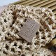 Prada Large Tote Bag In Beige Woven Raffia